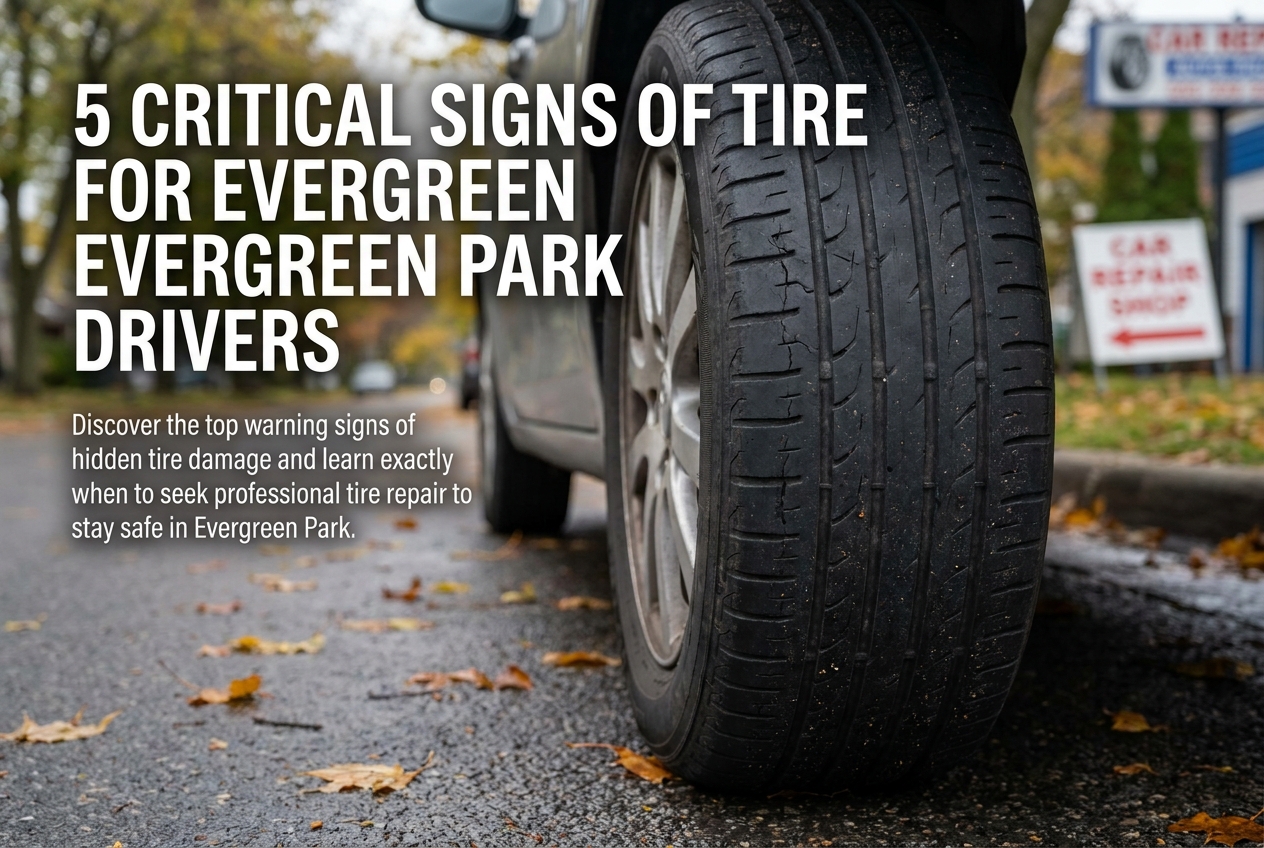 5 Critical Signs of Tire Wear for Evergreen Park Drivers - Blog featured image