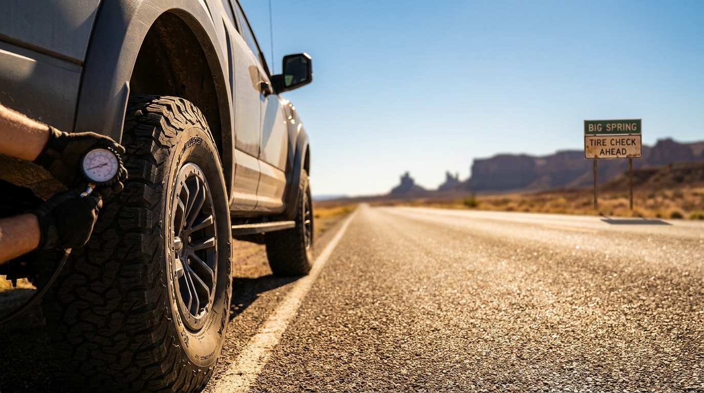 5 Essential Tire Safety Tips for Driving on West Texas Roads - Blog featured image