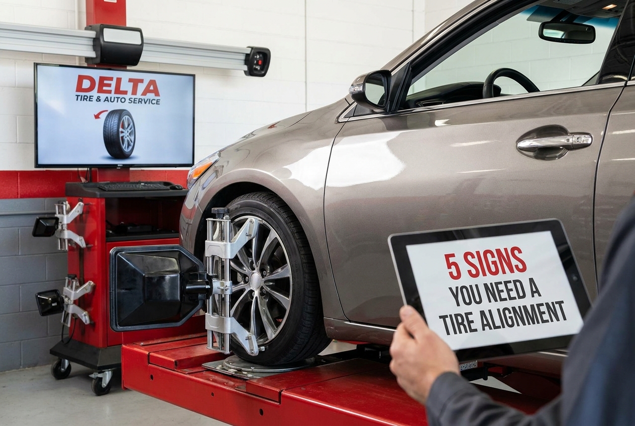 5 Signs You Need a Tire Alignment Near Me in Delta - Blog featured image