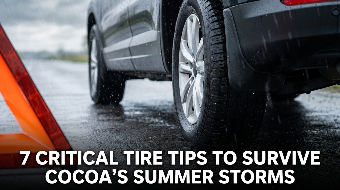 7 Critical Tire Tips to Survive Cocoa's Summer Storms - Blog featured image