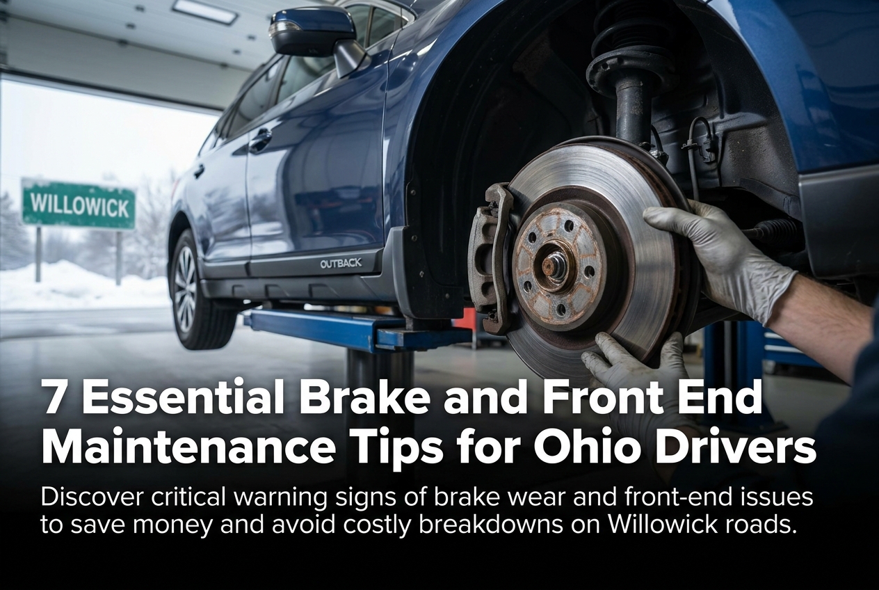 7 Essential Brake and Front End Maintenance Tips for Ohio Drivers - Blog featured image