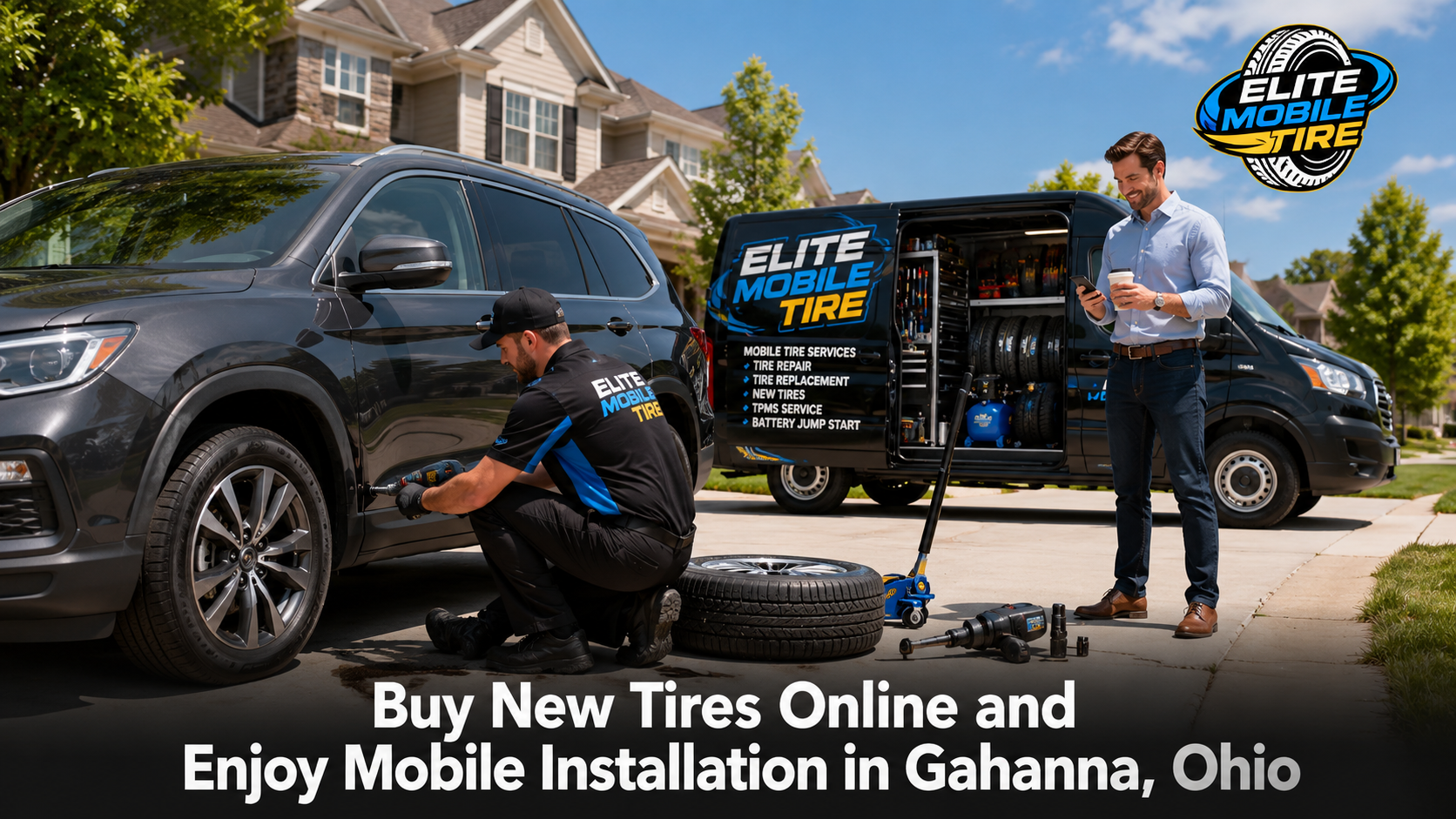 Buy New Tires Online and Enjoy Mobile Installation in Gahanna, Ohio