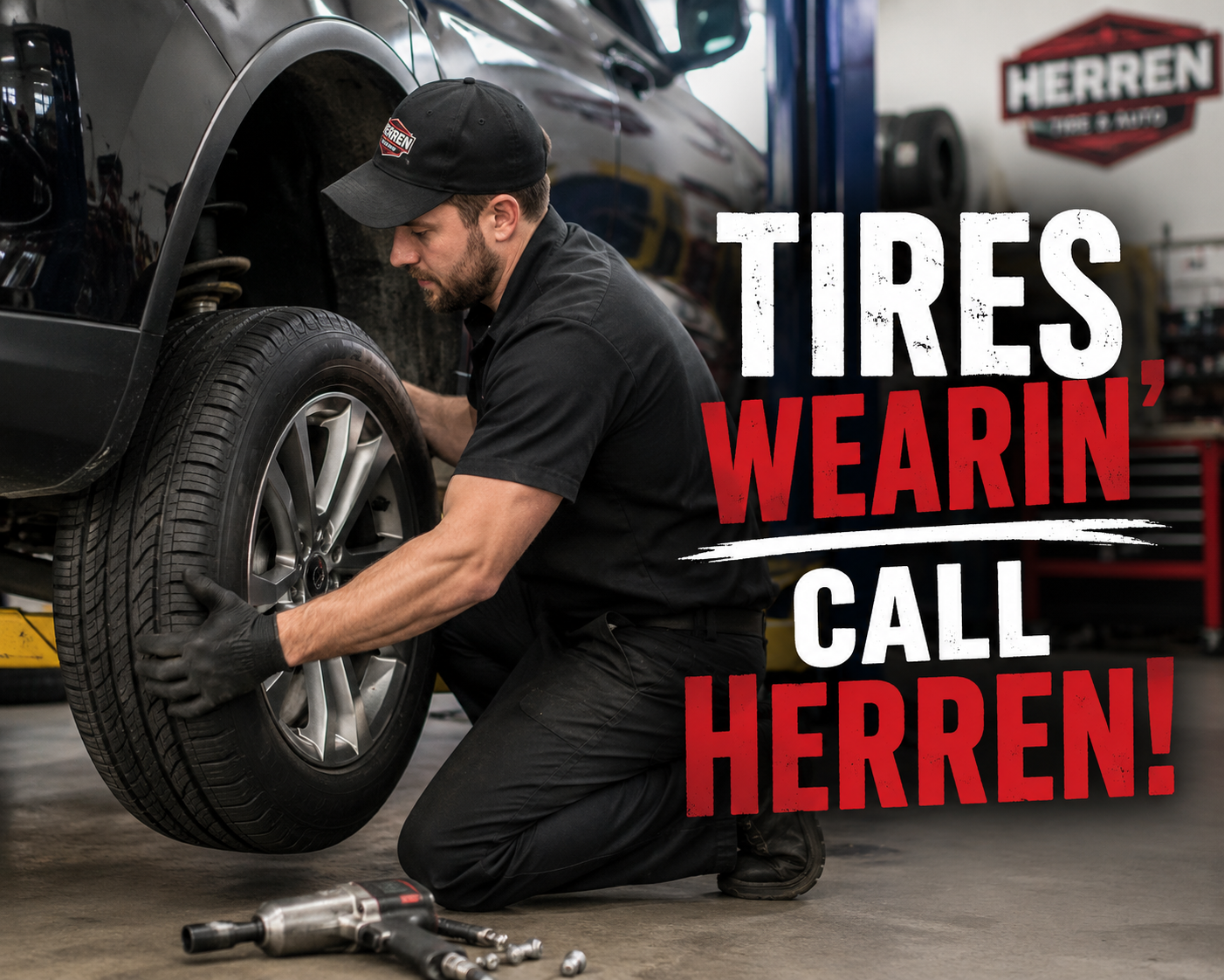 Schedule a convenient installation time and let the experts at Herren Tire Service take care of the rest. 