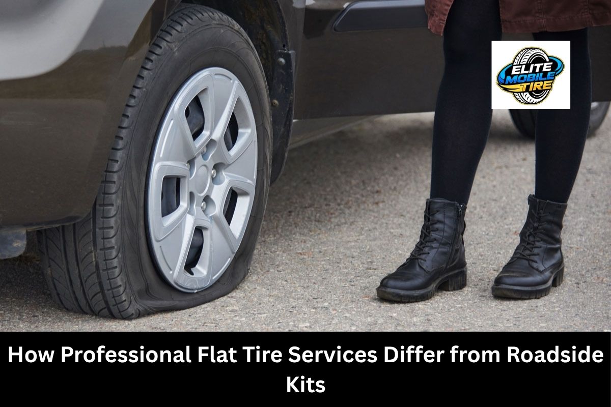 How Professional Flat Tire Services Differ from Roadside Kits