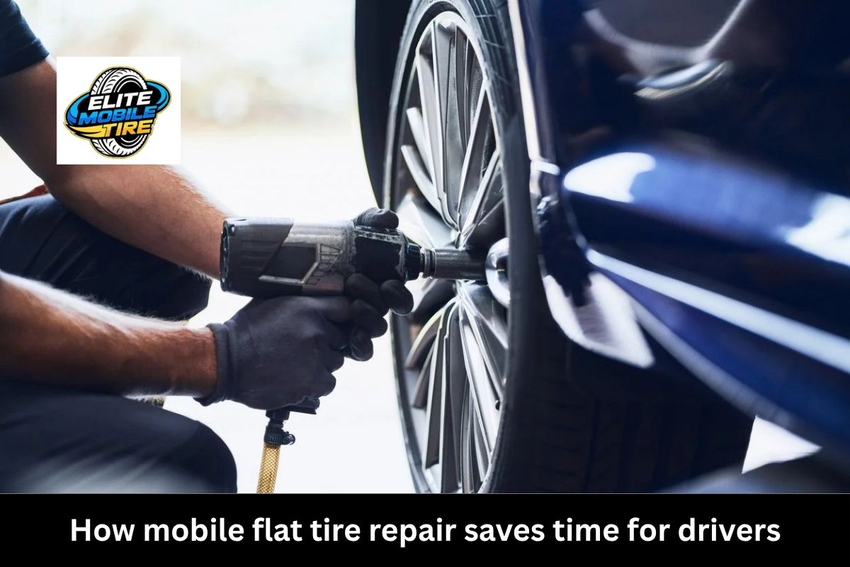 How mobile flat tire repair saves time for drivers