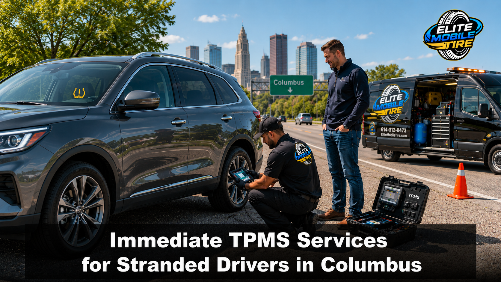 Immediate TPMS Services for Stranded Drivers in Columbus