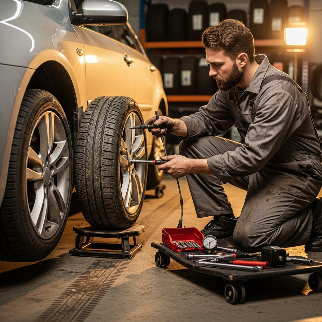 Stuck with a Flat? Guide to Professional Tire Repair