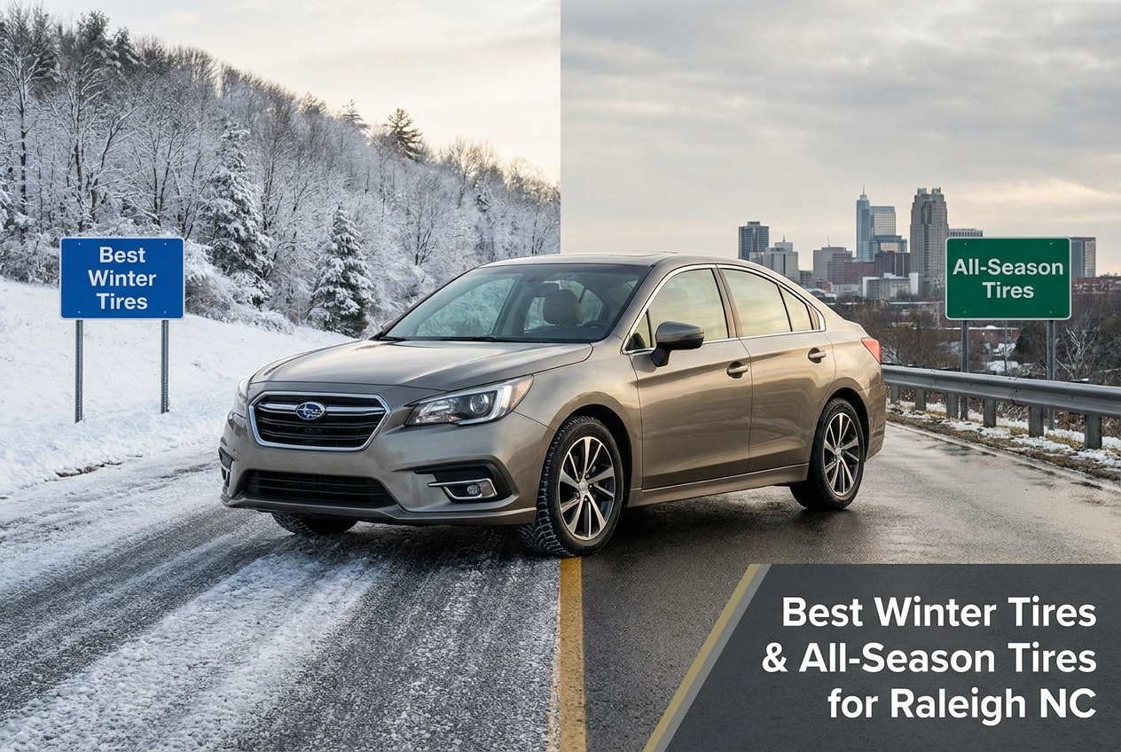 Best Winter Tires & All-Season Tires for Raleigh NC - Blog featured image