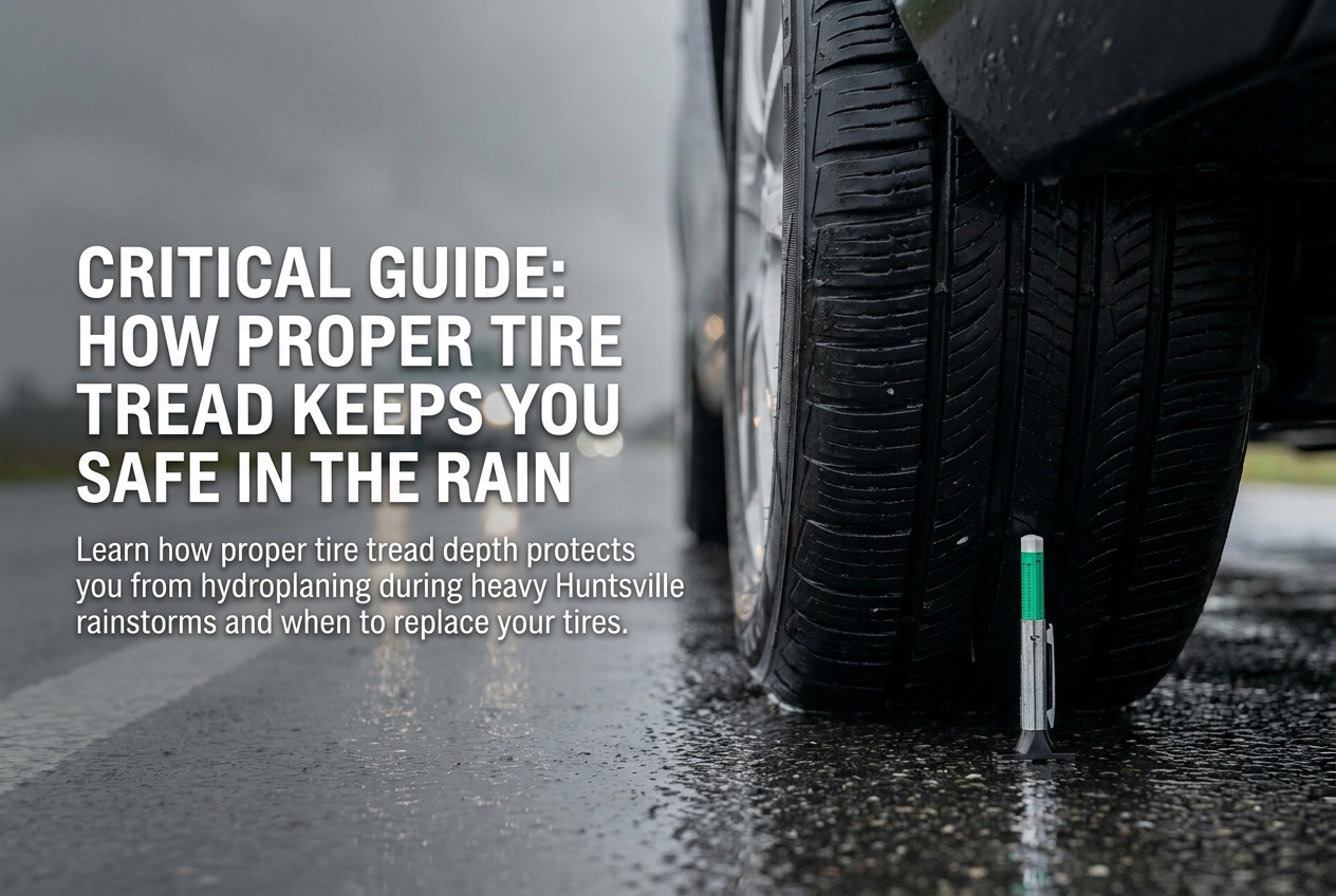 Critical Guide: How Proper Tire Tread Keeps You Safe in the Rain - Blog featured image