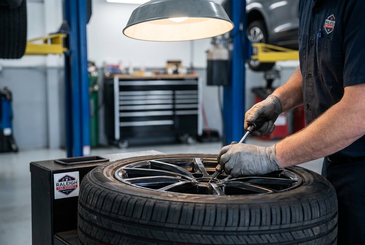 Flat Tire Guide: Expert Tire Repair Near Me in Raleigh - Blog featured image