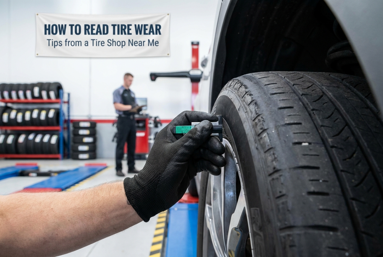 How to Read Tire Wear: Tips from a Tire Shop Near Me - Blog featured image