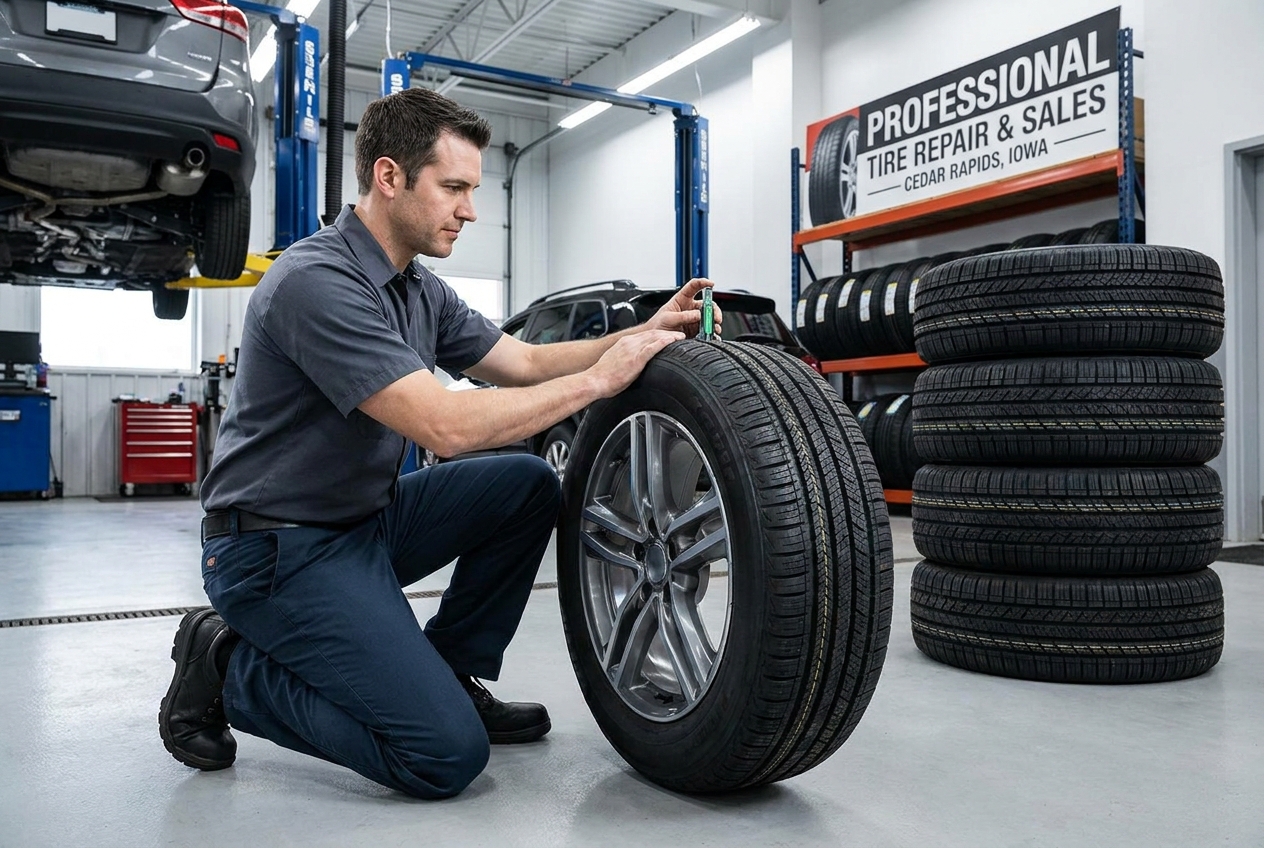 When to Seek Professional Tire Repair Near Me in Iowa - Blog featured image